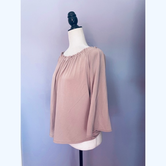Crosby cold shoulder blush blouse - Picture 3 of 4